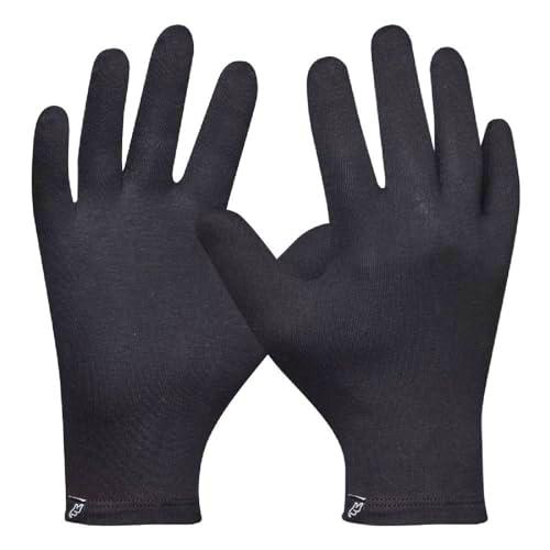 Gebol Guantes de algodón | 1 par | talla L/XL | Guantes reutilizables sostenibles de algodón orgánico | antibacteriano