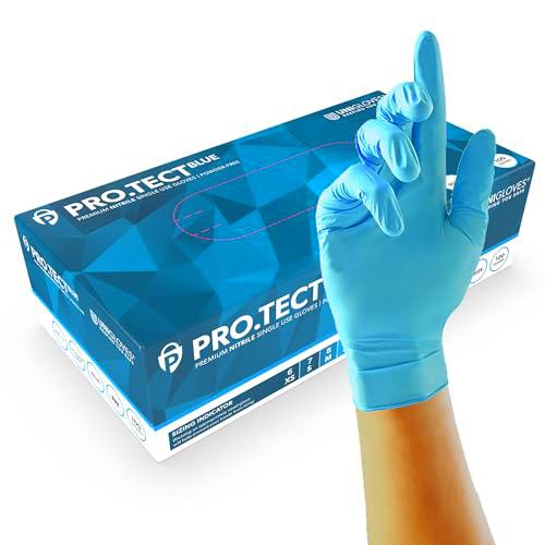 Unigloves gu0044 Premium sin polvo de nitrilo guantes