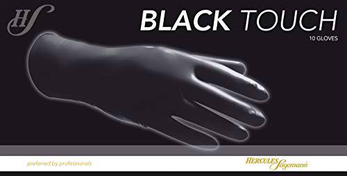Hercules guantes Black Touch 10 Pieza M, Pack de 1 (1 x 10 Pieza