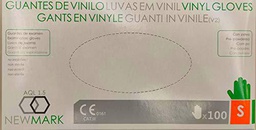 Vinil Guante New Mark Vinil Tran C/P 100/U P 5 Unidades 100 ml