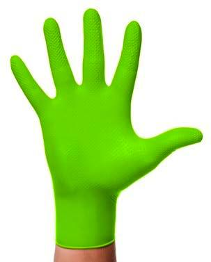 Mercator Guantes protectores Gogrip desechables de nitrilo sin polvo