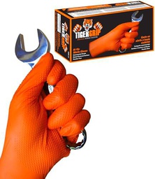 Kunzer Tiger Grip M 100 unidades de guantes desechables de nitrilo tamaño (guantes): M EN 374, EN 455