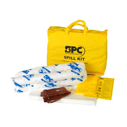 SPC® by Brady Kit Anticontaminación Aceite - Kit para Derrames de Aceite y Líquidos Derivados del Petróleo