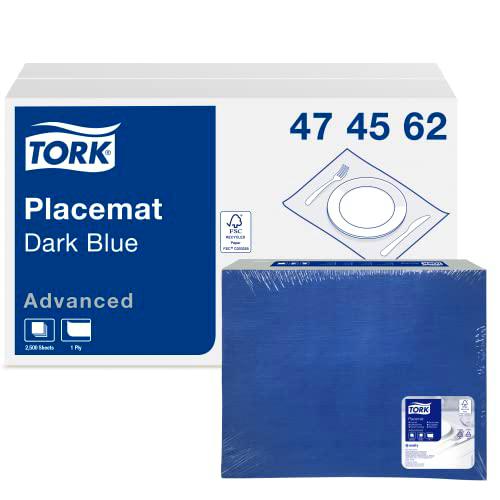 Tork 474562 Salvamanteles desechables de color azul