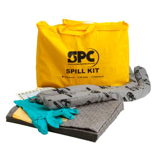SPC® by Brady Kit Anticontaminación Universal - Kit Portátil para Derrames de Aceites