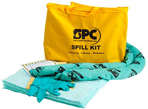 SPC® by Brady Kit Anticontaminación Químico - Kit Portátil para Derrames de Sustancias Químicas Peligrosas