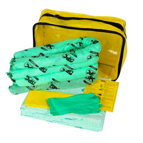 SPC® by Brady Kit Anticontaminación Químico - Kit Portátil para Derrames de Sustancias Químicas Peligrosas