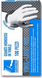 La briantina gua00445 a Guantes vinilo, Hombre, 100 unidades)