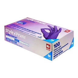 neoLab 1-0803 - Guantes de nitrilo (talla L), color morado