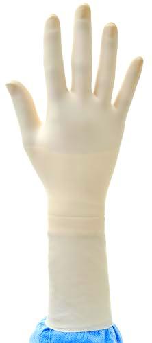 Ansell GAMMEX® Latex Guantes, Látex de Caucho Natural sin Empolvar para Cirugía General