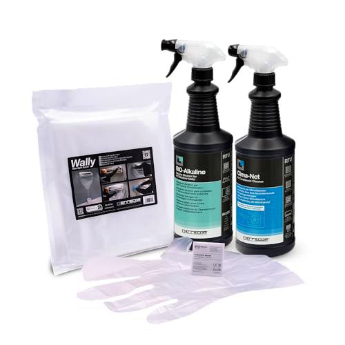 ERRECOM Kit limpieza aire acondicionado, incluye detergente Clima-Net 1L limpieza unidad interna y filtros