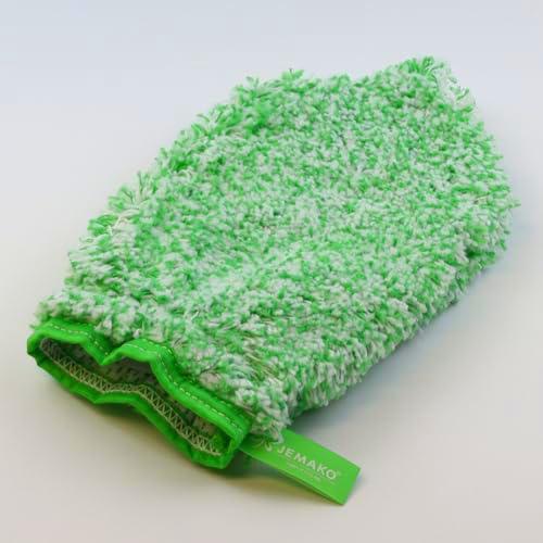 Jemako - Guantes de limpieza (pelo largo, color verde