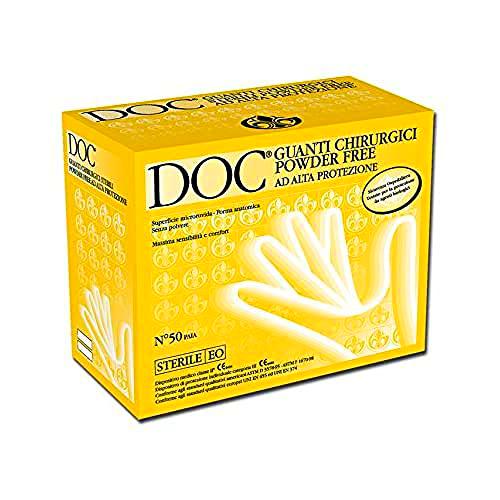 GIMA COD Guantes Quirúrgicos Desechables de Látex Puro