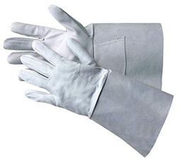 Jah 1102-WT - Guantes de piel (10 pares, talla 9), color natural