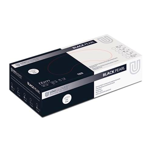 ICP-Nailcare GmbH Black Pearl - Guantes de nitrilo (talla S)