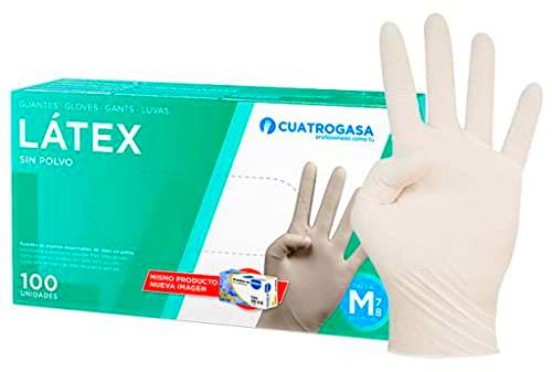Cuatrogasa No Brand Luvas Latex s/Po Super Finas Tamanho (XS)
