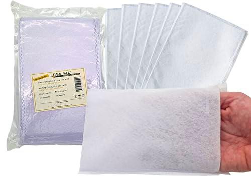 Tiga-Med - Manoplas desechables (muletón, 100 unidades)