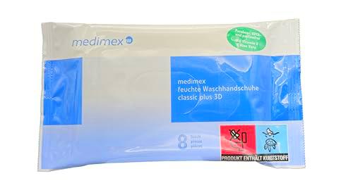 THERACASO Medimex Classic Plus 3D - Guantes de lavado desechables húmedos