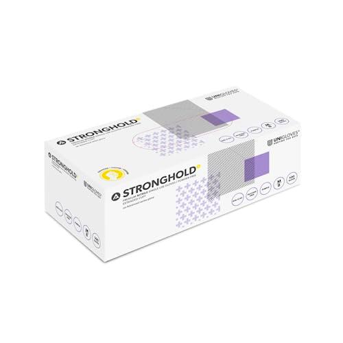 UNIGLOVES GL0011 Guantes de examen de nitrilo con puño extendido