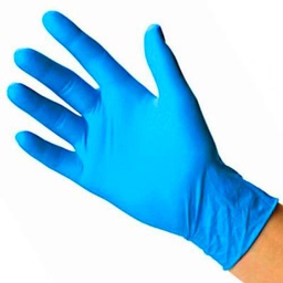 Guanti monouso nitrile colore blu - misura L 100 paia