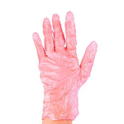 García de Pou - 100 Unidades - Guantes Con Talco Size: S Rojo Pvc