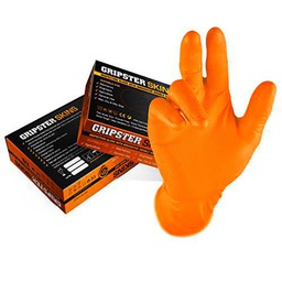 Gripster Skins - Guantes desechables de nitrilo extrarresistentes
