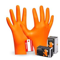 Guantes desechables de nitrilo Ultra Grip, talla M