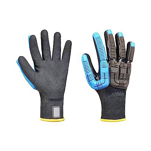 Honeywell Rig Dog™ Guantes de Punto de Protección Fría 44-4438BL Resistentes a Impactos
