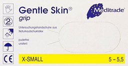 Meditrade Extra Small 1221GRIP - Agarre suave para la piel (100 unidades), color azul