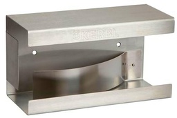 Kerbl 15339 - Soporte de pared para guantes desechables (acero inoxidable)