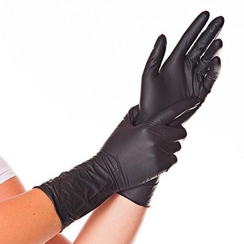 'Guantes de nitrilo Safe Long Black "