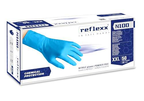 Reflexx N100 Guantes de nitrilo protección química