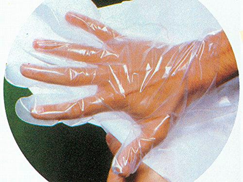 Guantes S.R.L. de copolímero, estériles, 100 unidades