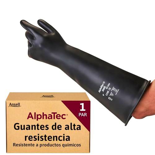 Ansell Guantes de protección química de látex AlphaTec 87-104