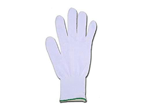 GIMA Guantes de algodón, talla 8, color blanco (paquete de 10), 8 cm