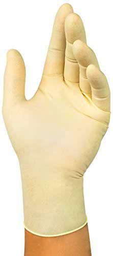 Ansell Microflex 63-864 Guantes de Examen de Látex Duraderos Para Usos de Laboratorio
