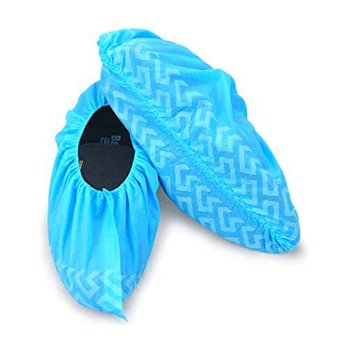 Zhbro YI Cubrezapatos desechables antideslizantes con patrón de rayas para correr