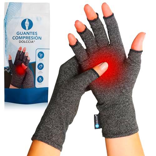 DOLCCIA Guantes de compresión artritis, Alivio para dolor de manos y artrosis