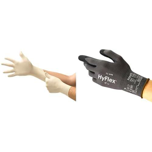 MicroFlex 63-864 Guantes Desechableso,Reforzados, Protección Mecánica