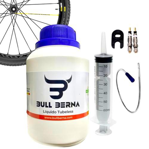 BULL BERNA Sellante Liquido Tubeless 500 ml + Kit Dosificador Jeringuilla