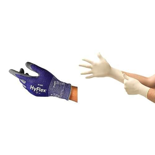 Hyflex 11-561 Guantes Anticortes, Revestimiento de Nitrilo Antideslizante