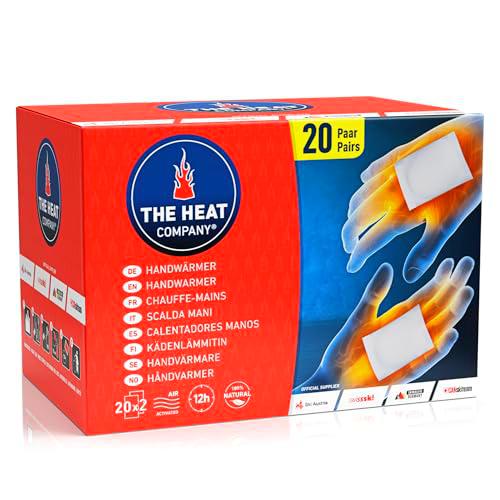 THE HEAT COMPANY Calentadores de manos - 20 pares - Extra cálido