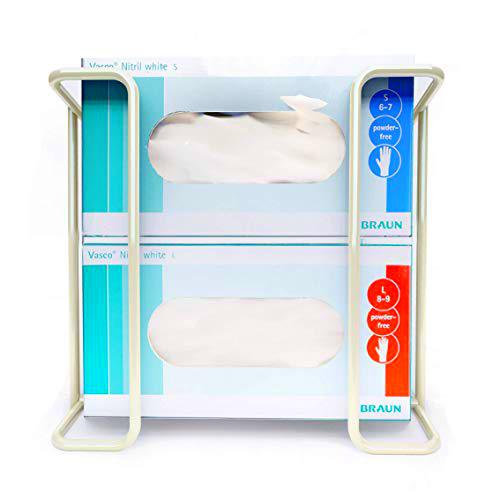 Safety Supply Mart Estante de alambre desechable para guantes y pañuelos faciales