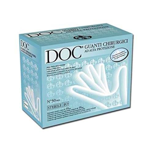 GIMA DOC - Guantes Quirúrgicos Desechables de Látex Puro