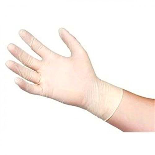 Stalwart y262-m sin polvo guantes de látex, tamaño mediano (Pack de 2)