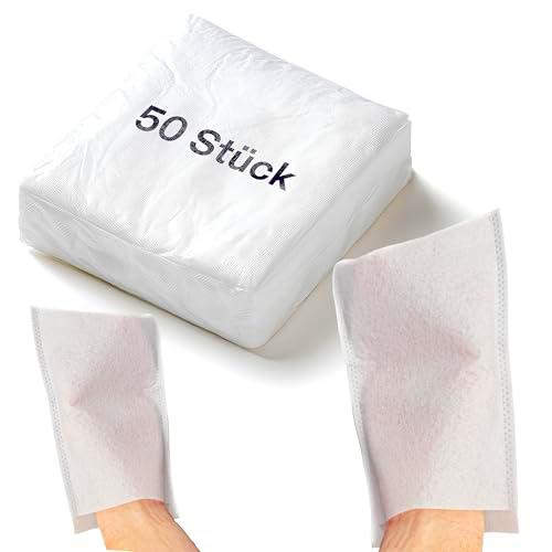 Theracaso Molton - Guantes de lavado desechables (50 unidades