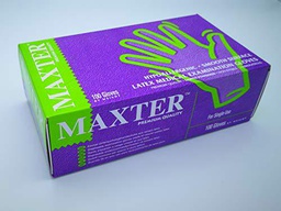 Maxter Guantes de látex (100 unidades)