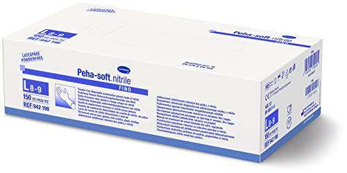 Peha-soft Guantes Desechables, Nitrilo fino, Powderfree