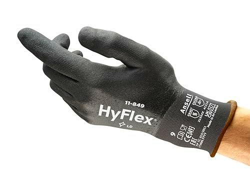 Ansell HyFlex 11-849 Guantes de Trabajo Repelentes al Aceite