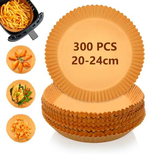 300 Piezas Papel Freidora Aire, 20cm Papel Air Fryer Cuadrado